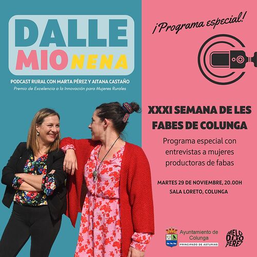 cartel podcast rural dalle mio nena colunga fabes