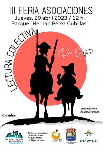 lectura fragmentos El Quijote Club de lectura + que libros Colunga