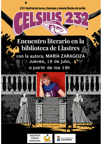 cartel Celsius Llastres 2024 - María Zaragoza