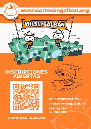 cartel carrera codigo qr